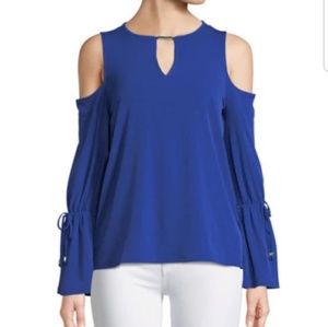 Michael Kors Cold Shoulder bell sleeves